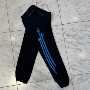 Chrome Hearts Dagger cross kids sweatpants joggers 7/8